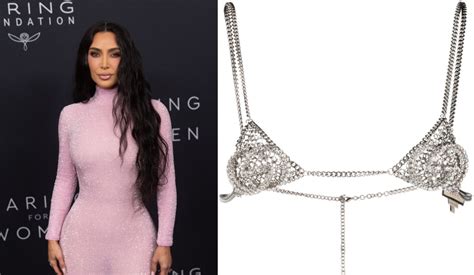 Gucci’s G Chain Bra Goes Viral With Help From Kim Kardashian.